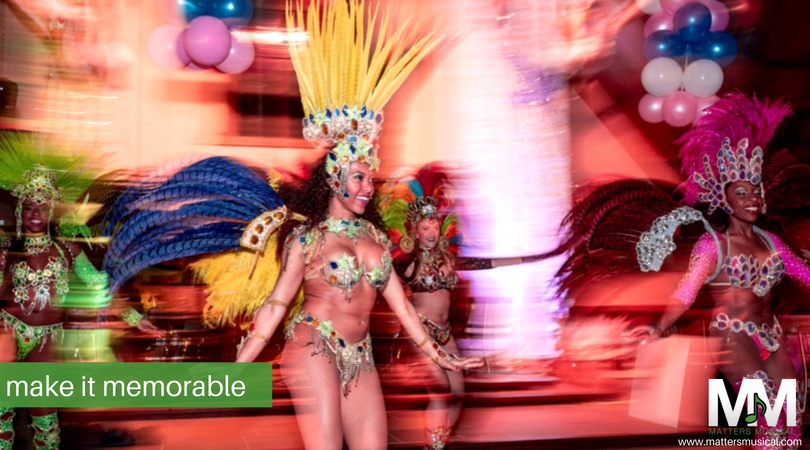 Carnival dancer for corporate event entertainment
