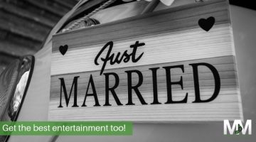 Just married sing wedding entertainment