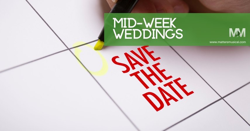 Save the date for wedding entertainment